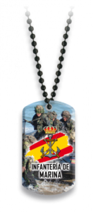 Placa Con Cadena De Bolas Infanteria De