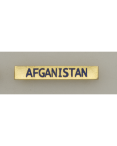 Barra de Misión Afganistan Albainox, Tamaño de 2,2 Cms, Fabricado de Metal, 09473