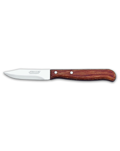 Cuchillo Mondador Arcos Latina 100100 de acero inoxidable Nitrum y mango de madera acomprimida con hoja de 6.5 cm en caja