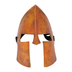 Máscara de Espartano de peíicula de os 300, hecha de polímero y funcional, réplica no oficial