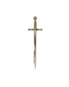 Abrecartas espada del rey Arturo fabricada en metal de 24 cm 