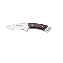 Cuchillo desollador de caza Cudeman 222-R con mango de madera roja y hoja de 10 cm