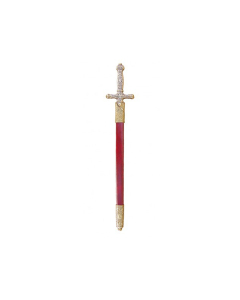 Abrecartas Espada de Napoléon Bonaparte de 30 cm de metal con funda Arma decorativa sin filo 