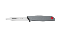 Cuchillo Mondador Arcos serie COLOUR PROF 241300 de acero inoxidable Nitrum y mango de polipropileno  con hoja de 100 mm