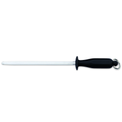 Afilador de cuchillos Chaira Arcos 278138 con hoja de acero al carbono de 23 cm y mango de Polipropileno con funda display ø 10 mm