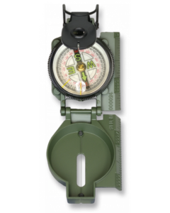 Brújula Militar de aceite Dingo de Pvc de Color Verde Incluye Tapa, en blister 33172