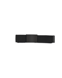 Cinturon Martinez Albainox Negro de Hebilla Negra PVC personalizable de nylon rígido 