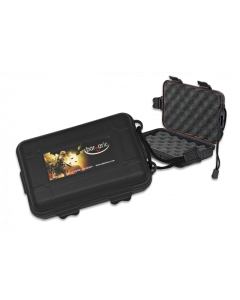 Caja ABS Negra con interior acolchado, tamaño 12 x 8 x 4 cm Barbaric