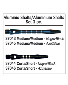 Caña De Dardo Keltik Corto Color Negro De Aluminio Incluye 3 Piezas 37044