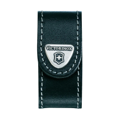 Estuche de piel para cinturón Victorinox 4.0518.XL, color negro, cierre con velcro, para modelos 58 mm línea classic