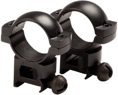 Asg Strike Systems - Anillas de Montaje para Gafas de visión (30 x 20 x 21 cm, Unisex, Color Negro, Talla única