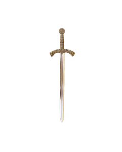 Abrecartas Espada de Caballero Templario de La Orden de los Pobres Caballeros de Cristo de 25 cm, Arma decorativa sin filo