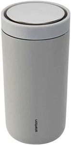Stelton To Go Click to go - Taza (0,2 L), color gris