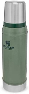 Stanley Classic Legendary Botella Termica 750ml Hammertone Green – Termo Cafe - Cantimplora Acero Inoxidable - Sin BPA - Mantiene Frío o Calor 20 Horas - Apto Para Lavavajillas