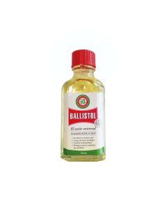 Aceite Ballistol 50 ml, para mantenimiento de armas, elimina restos de pólvora, plomo y cobre, apto para otros usos, L208
