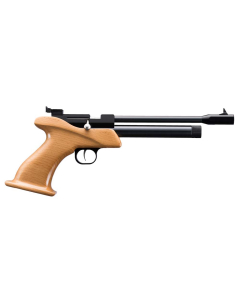Pistola Zasdar CP1 Co2  Mono-tiro Empuñadura Madera Cal. 4,5 Mm Balines