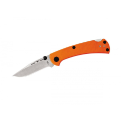 Buck Knives STE-0112ORS3 Cuchillo Plegable 0112 Slim Pro TRX con Hoja de  Acabado satinado, acero S30V, hoja de clip de 7,62 cm con mango naranja G10