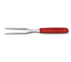 Tenedor para trinchar Victorinox Swiss Classic fabricado en Suiza, dientes alineados, trincha, rebana y levanta carne, hoja de 15 cm, 5.2101.15B