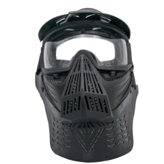 Máscara para airsoft de color negro con gafas Amont 603N