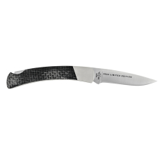 Buck Knives Squire STE-0501BKSLE Navaja de Edición Limitada 2022, Hoja de acero inoxidable premium S35VN  de 7 cm y mango Arpillera Micarta