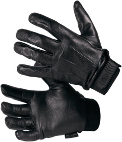 Guantes Tácticos City Guard alta sensibilidad fabricados en cuero de alta calidad, color negro Vega Holster  OG30