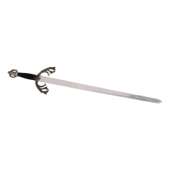 Espada tizona del Cid Campeador, hecha en acero en tamaño real, 58 cms de hoja, modelo no oficial
