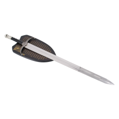 Espada Garra de Jon Nieve, Juego de Tronos - Game of Thrones, a tamaño real, hoja de acero de 82 cms, réplica no oficial