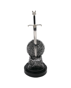 Trono de Hierro de Juego de Tronos - Game of thrones, espada garra, hecho de resina, réplica no oficial. Tamaño total de espada: 30'5 cm