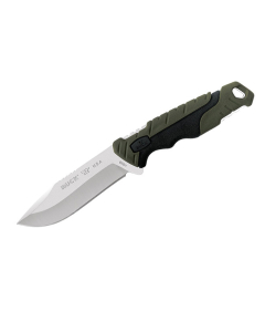 Buck Knives STE-0658GRS Cuchillo de Caza 658 Pursuit Small de hoja fija Drop Point de acero inox 420HC BOS de 9,5 cm con mango de vidrio. con funda de nylon relleno negro