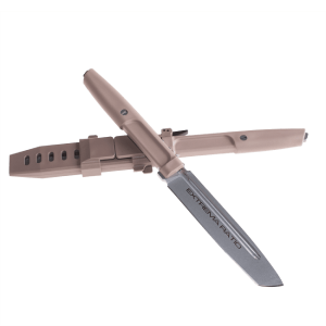 Couteau Ratio Extreme, polyvalent, tactique, léger et facile à manier, avec étui en nylon Aspis et système M.O.L.L.E.