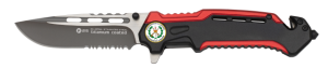 Couteau Pliant K25 Rouge/noir.housse