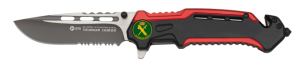 Couteau Pliant K25 Rouge/noir.housse