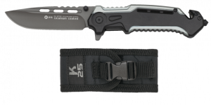 Coltello di sicurezza K25 Grigio / Nero. Con F