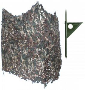 Puesto de Caza Barbaric con 4 Lados X 142 X 108 cm, 1350 gr de peso, en fibra y nylon Ripstop 33180