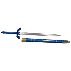 Daga by Legend of Zelda, ABS-Scheide in Blau und Gold, 19 cm lange Stahlklinge, inoffizielle Replik