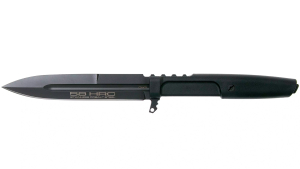 Couteau Ratio Extreme, stiletto tactique polyvalent, léger avec étui en nylon Aspis M.O.L.L.E. Compatible M.O.L.L.E.