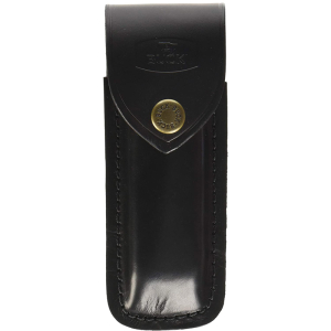 Buck Knives STE- 0110-05-BK10 Funda de cuero negro para navaja de caza plegable 0110BK
