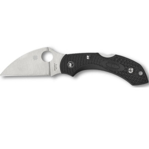 Faca de caça Spyderco STE-C28FPWCBK2 Dragonfly 2 Wharncliffe Faca de caça VG-10 de 5,8 cm de comprimento, lâmina lisa de aço VG-10 com cabo FRN rosa. Inclui clipe de bolso ambidextro