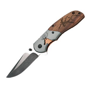 Canif à motif de cerf