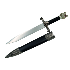 Daga Garra de Jon Nieve de Juego de Tronos - Game of Thrones, hoja de acero de 17,5 cms, réplica no oficial