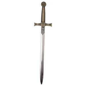 Amont Brieföffner, Knauf, Schutz und Griff aus Bronze, Gesamtgröße 21 cm, Klinge aus rostfreiem Stahl, S7004B