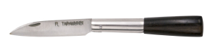 Taramundi Artesanal TR-11, fabrico espanhol, punho de madeira de ébano, lâmina de aço inoxidável 420 de 8,0 cm. Ref. TR-11