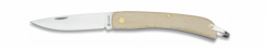 Faca de campanha Albainox com Mango de Clara.hoja de madeira aço inoxidável aço 6,5 Cm 01305