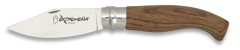 Navaja Extremeña de Punta Clasica con Mango de Madera y Hoja de Acero Inox ce 7 cm con sistema Girolock en caja de presentación 01503