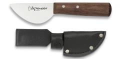 Navaja Injertar Extremeña con Mango de Madera y Hoja de Acero Inox de 5 cm. Incluye funda de polipiel  01568
