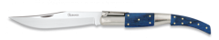 Coltello a cricchetto arabo Nº2. Resistenza blu.