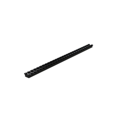 Trilho de aço bruto para arma Weaver 250 mm PoliNicoletta 06.040/00