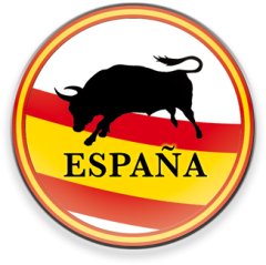 Imán Frigo Redondo España Toro Diam:5 Cm