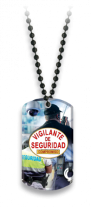 Placa com Corrente Esférica Corrente de Guarda S