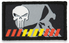 Parche Calavera España 4.2 *7.0 Cm Con V